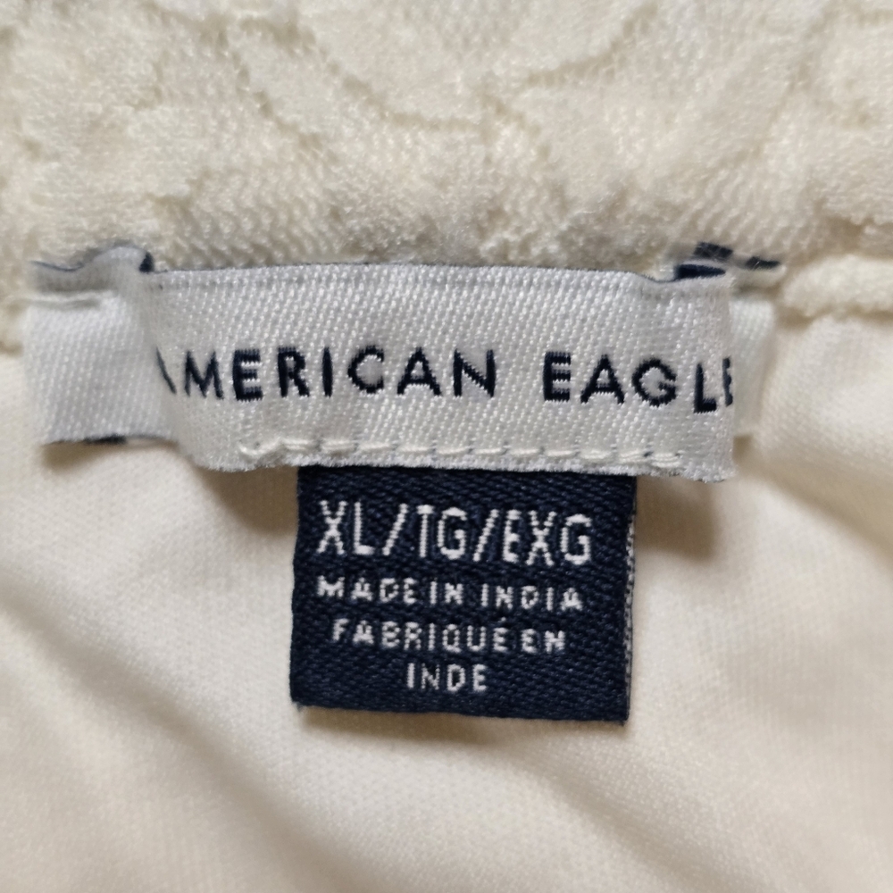 American Eagle Outfitters Cream Lace Midi Skirt - Picture 3 of 12